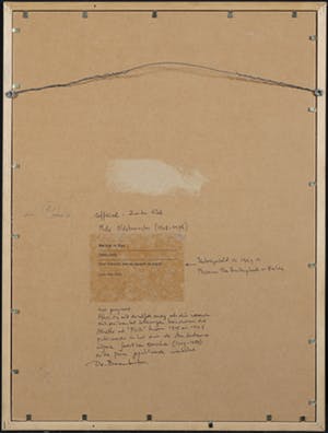 Melle Oldeboerrigter - Oost-Indische inkt en aquarel op papier, Meisje in bos - Ingelijst kopen? Bied vanaf 150!