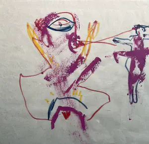 Anton Heyboer - Zelfportret (unica) kopen? Bied vanaf 175!