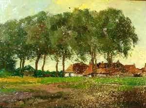 Fons Verstraeten - boeren landschapje verkocht voor € 95!