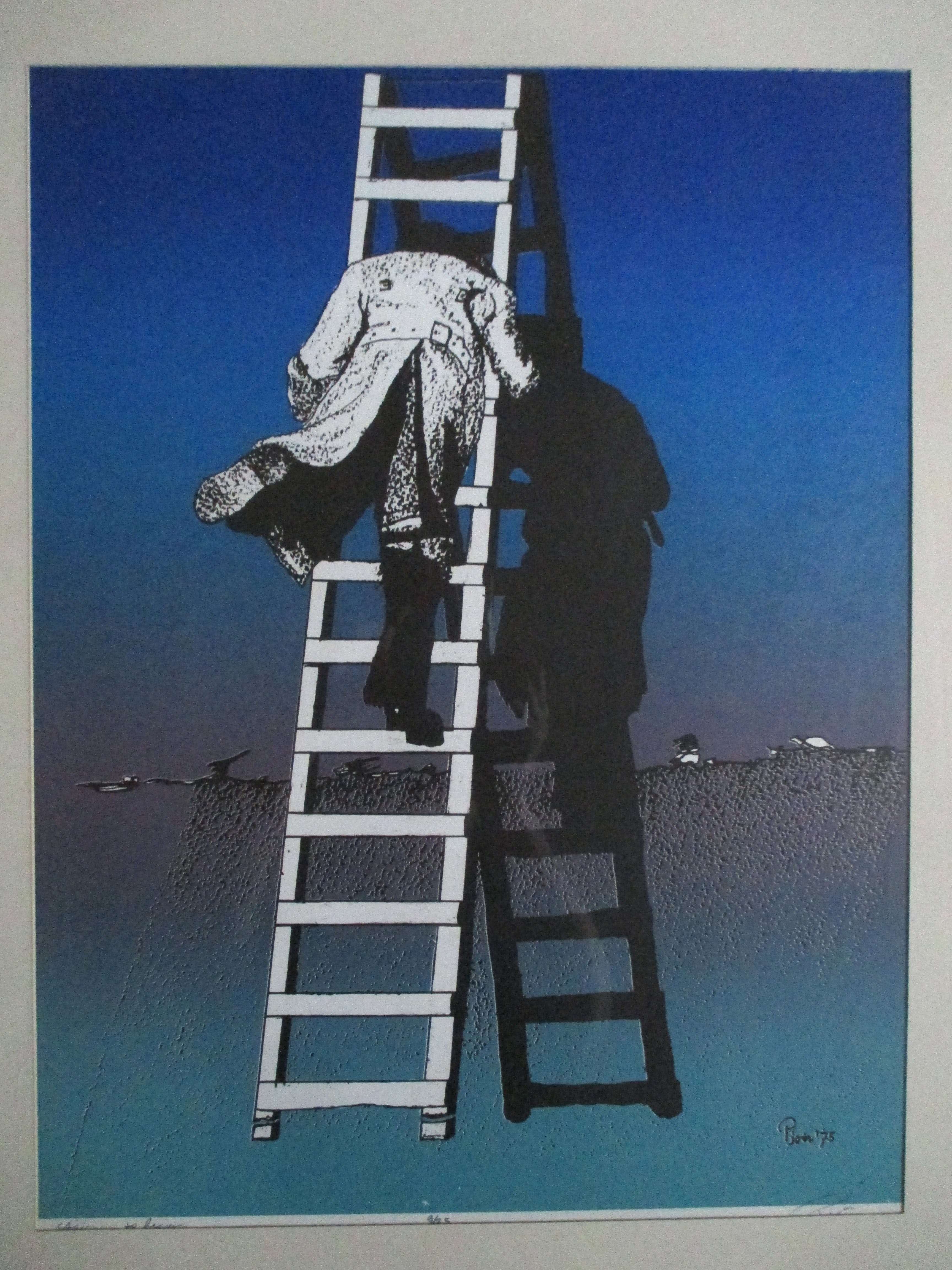 Pjotr van Moock - Ingelijste zeefdruk "stairway to Heaven" verkocht voor € 30!