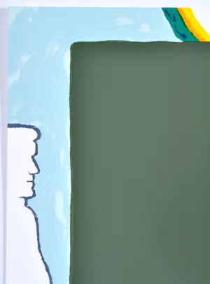 Roger Raveel - Aanschouwen - Zeefdruk - Gesigneerd - 39x29,5 cm - 1997 kopen? Bied vanaf 1250!