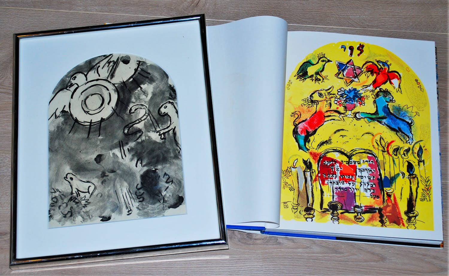 Marc Chagall - Litho * Levi * in kunstboek-+-extra: werk uit 1962, in beperkte oplage kopen? Bied vanaf 75!