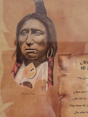 Niet of onleesbaar gesigneerd - Native American 10 Commandments kopen? Bied vanaf 1!