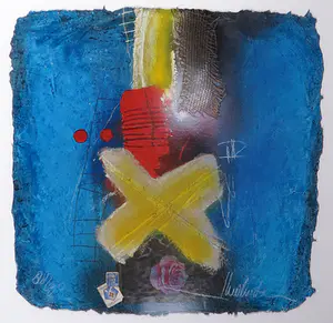 Theo Koster - Zeefdruk, Zonder titel - Ingelijst kopen? Bied vanaf 1!