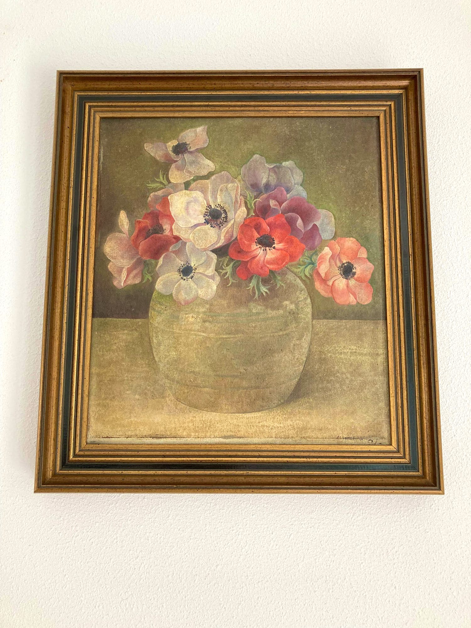Albert Fiks - Vaas met anemonen verkocht voor € 400!