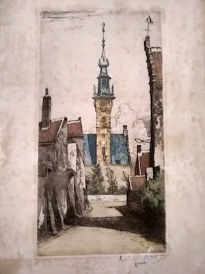 Eugene Lucker - stadhuistoren Veere kopen? Bied vanaf 300!