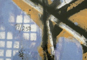 Herman Brood - ingelijste zeefdruk: De zanger - 1990 kopen? Bied vanaf 295!