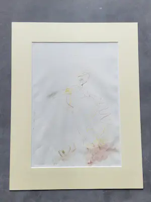 Ger Lataster - Bijzondere (figuratieve) gemengde techniek "elegante vrouw" 1985 - gesigneerd kopen? Bied vanaf 180!