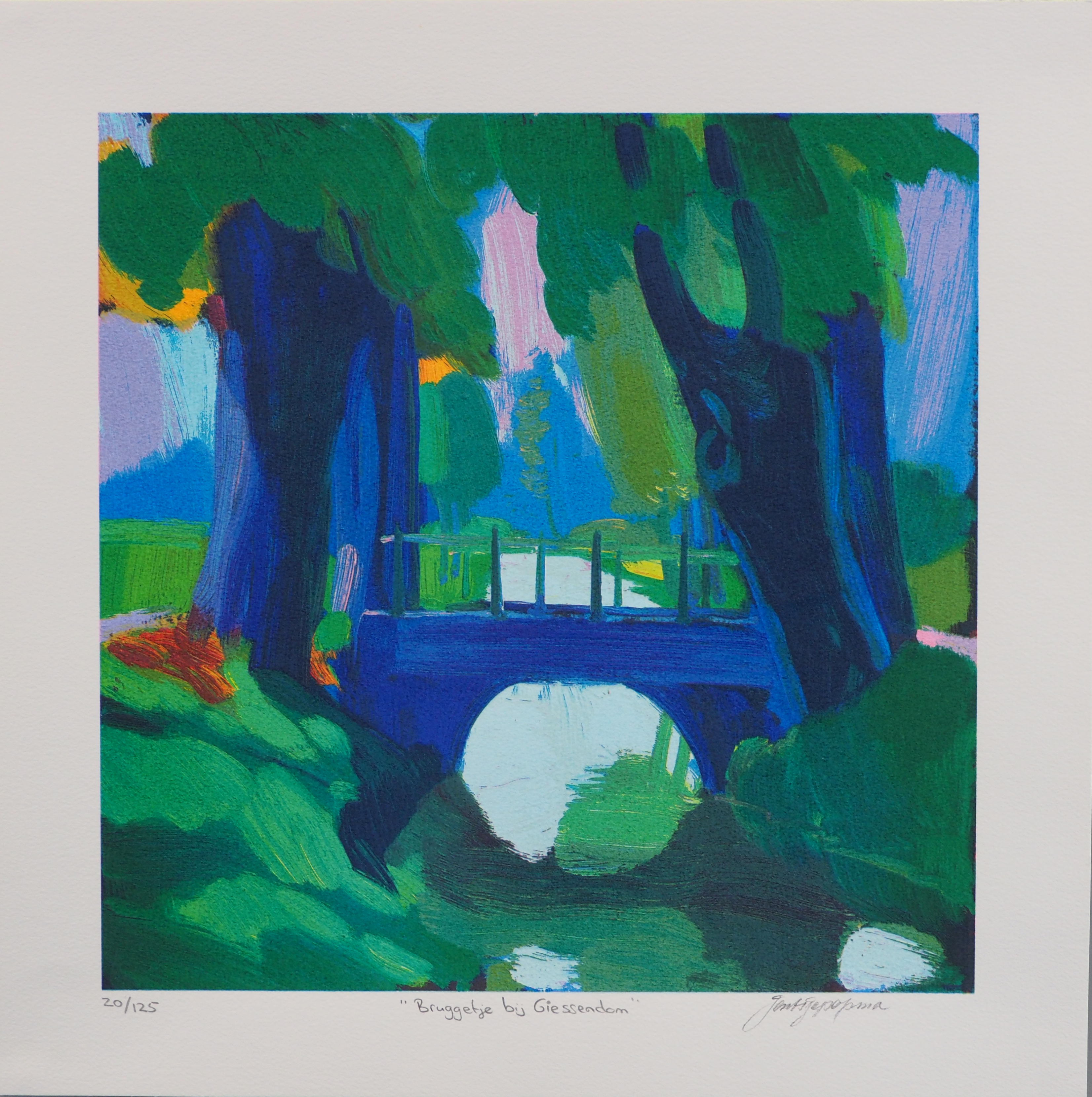 Jentsje Popma - Bruggetje bij Giessendam kopen? Bied vanaf 50!