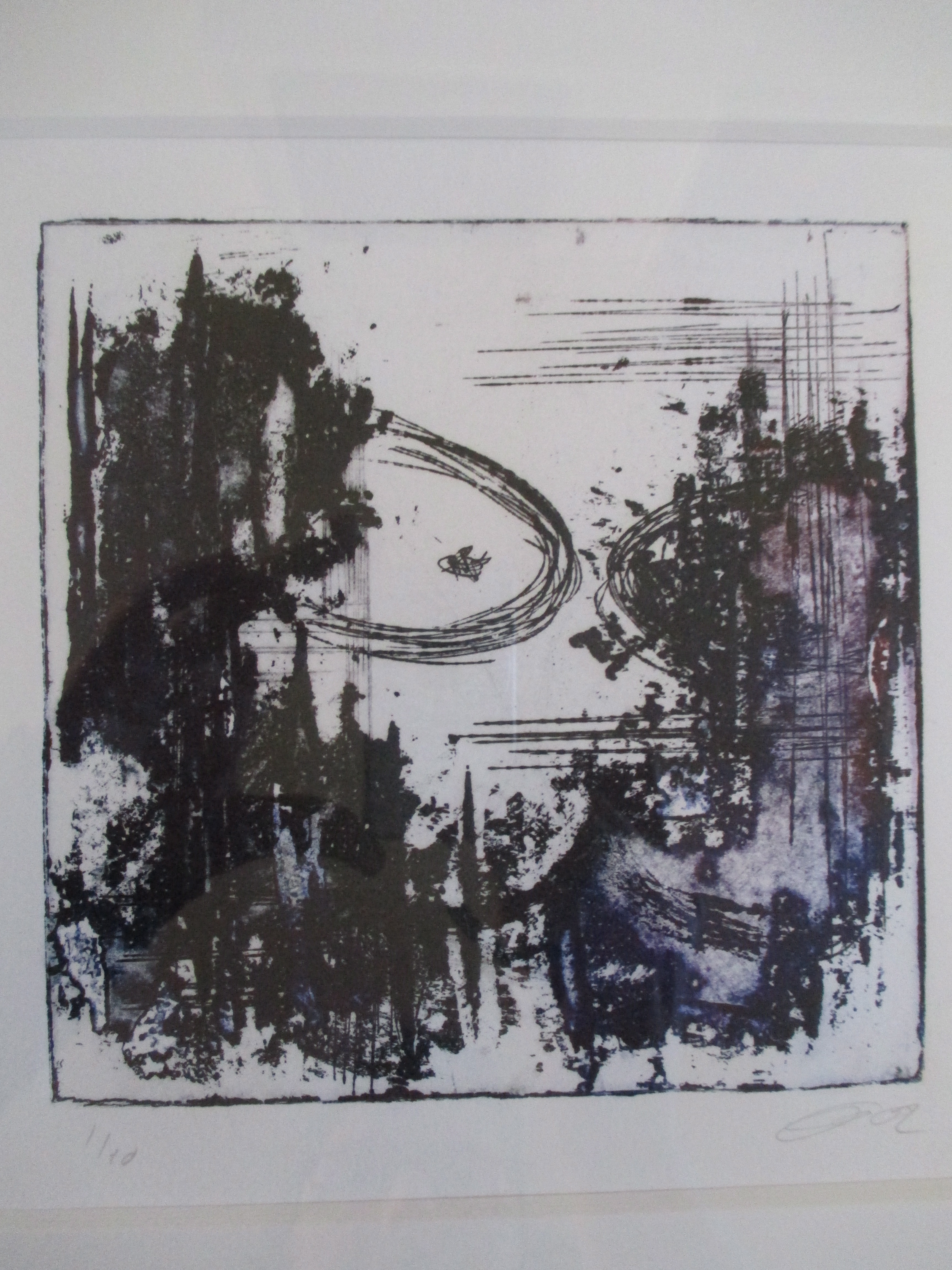 Olivier Beijn - Gelijste kleurenets Compositie VII kleine oplage verkocht voor € 45!