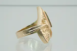 72 - Exclusieve Björn Weckström for Lapponia 18Krt rosé goud & diamanten ring kopen? Bied vanaf 430!