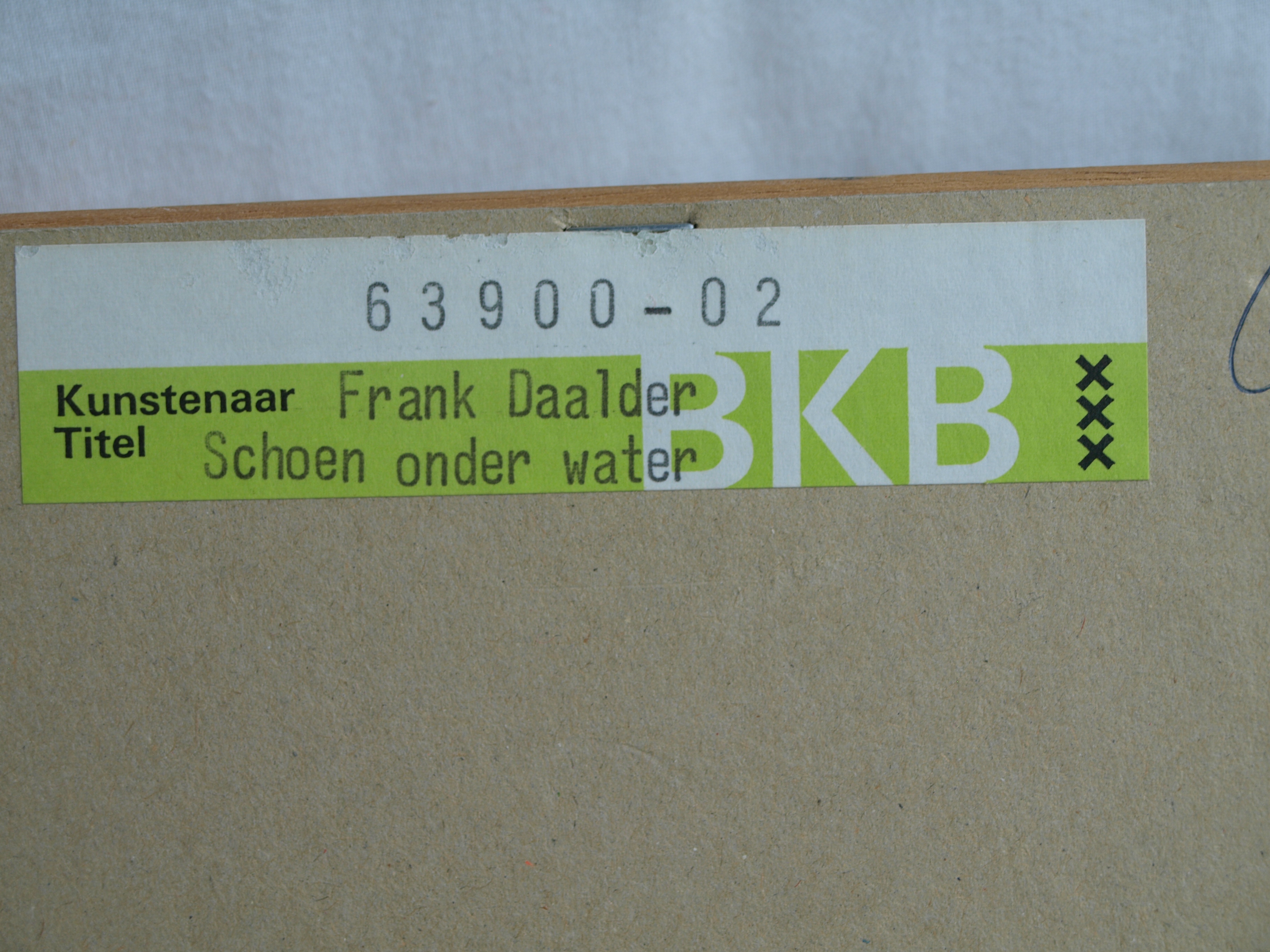 Frank Daalder - Zeefdruk , Schoen onder water – gesigneerd & ingelijst - 1977  kopen? Bied vanaf 1!