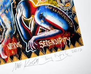 Mark Kostabi - Serendipity - Giclèe op papier2017 - handgesgineerd oplage 61/100 kaufen? Bieten Sie von 125!