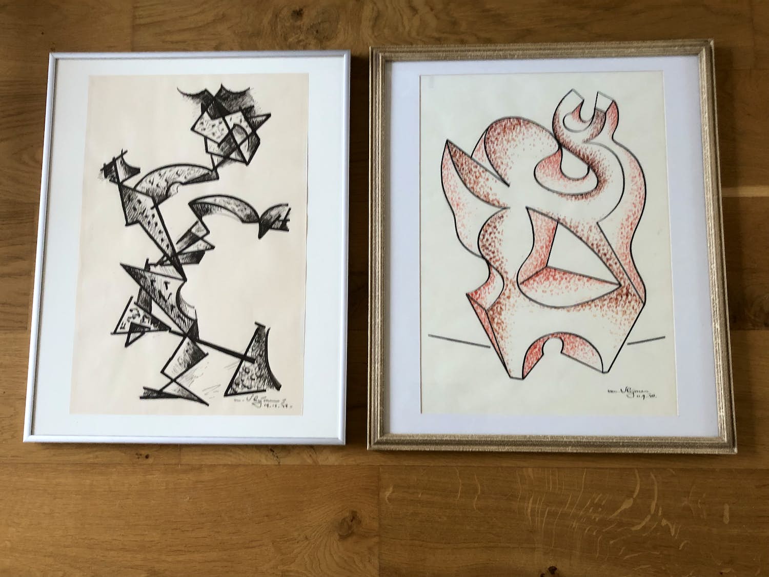 Koos van Vlijmen - Twee sculptuurontwerpen verkocht voor € 50!