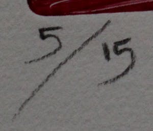 Dana Andreev - Ingelijst zeefdruk: Two moons - 1999 kopen? Bied vanaf 125!