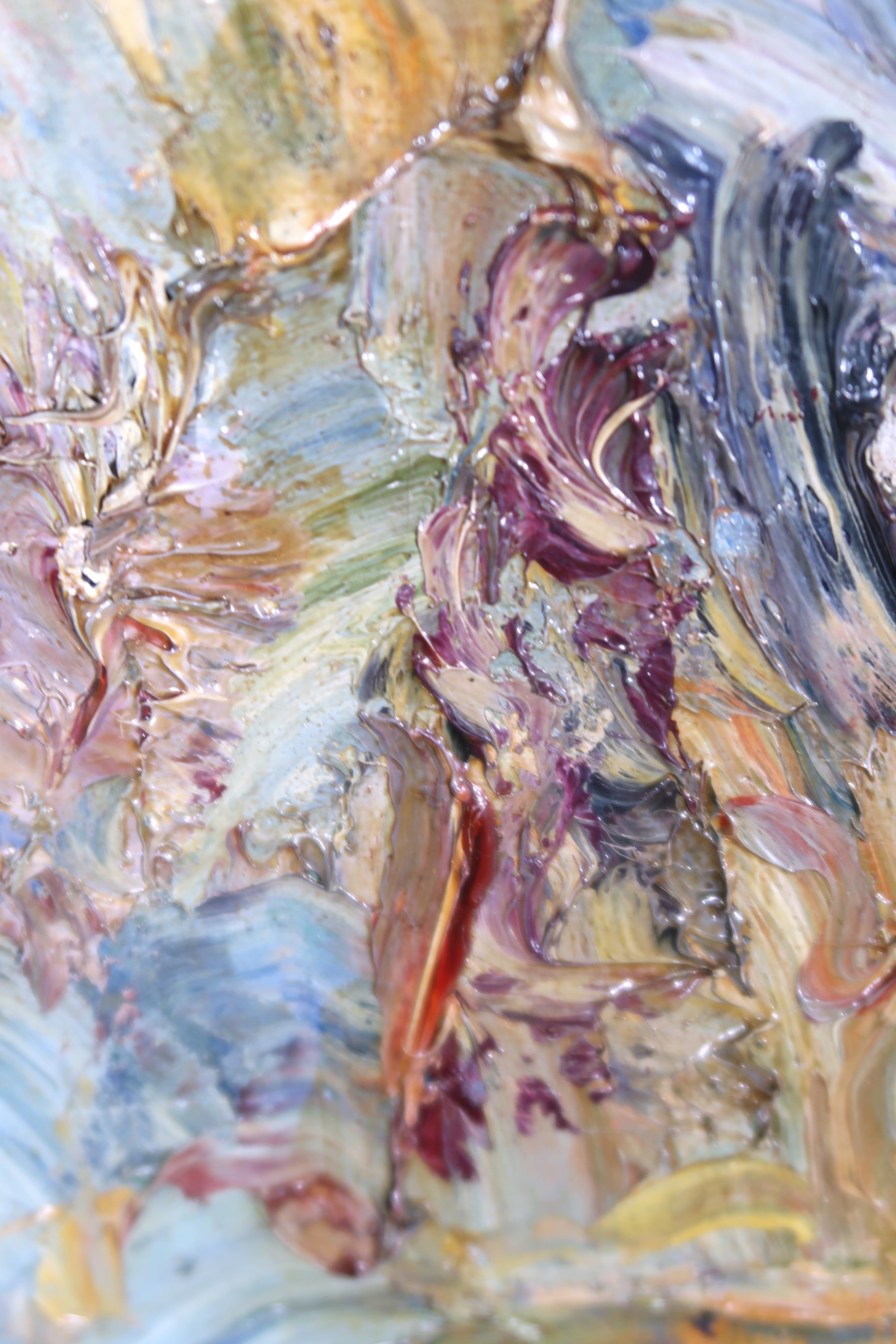 Jacobus Doeser - Acryl op doek, Bloemen in vaas - Ingelijst kopen? Bied vanaf 100!