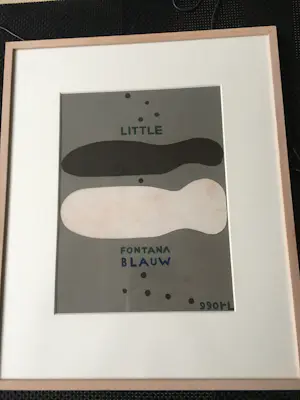 Reinier Lucassen - Unieke collage Little Fontana Blauw 990RL kaufen? Bieten Sie von 550!
