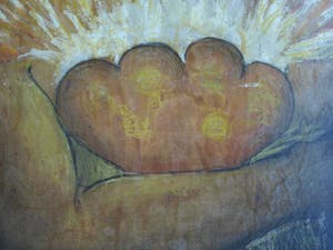 Niet of onleesbaar gesigneerd - Gesigneerd W.J.J. , Gouache – GROOT – 103 x 73 cm kopen? Bied vanaf 1!