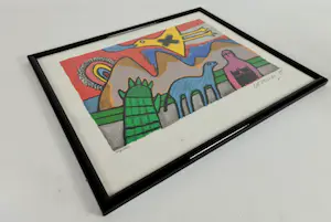 Corneille - Prachtige Corneille Zeefdruk "Le Voyage" uit 1995 kopen? Bied vanaf 125!