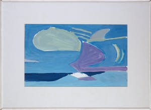 Paul Overhaus - Gemengde techniek, Compositie zee ll - Ingelijst kopen? Bied vanaf 1!