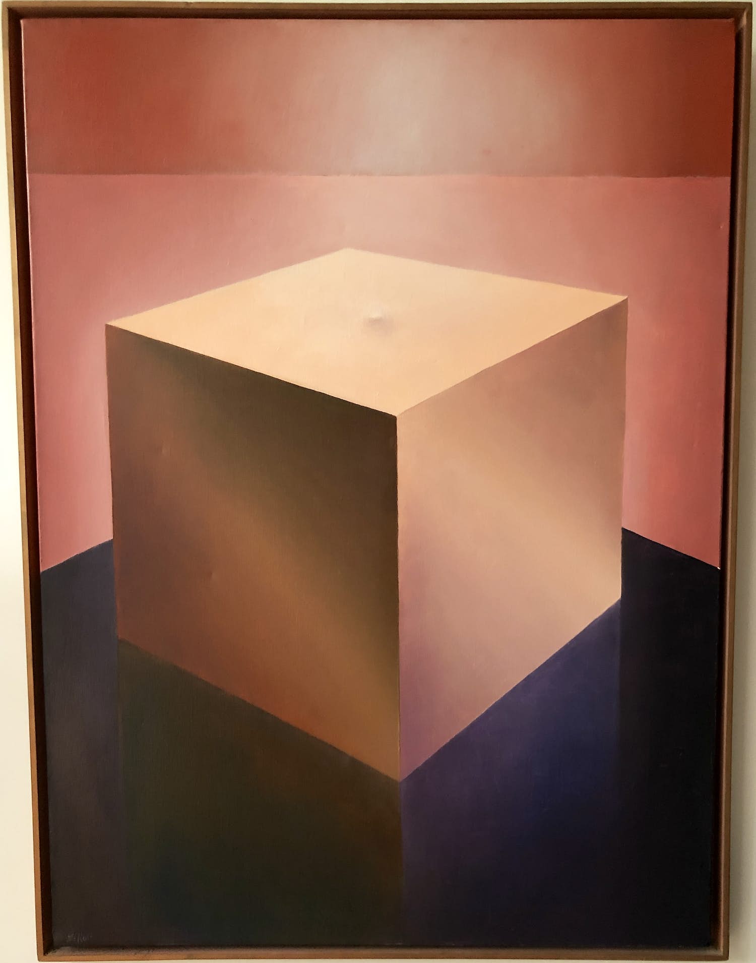 Pierre Lafleur - Acryl op doek, Le desir - Ingelijst verkocht voor € 115!