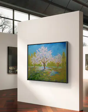 Elva Polyakova - Bloeiende bomen na regen kopen? Bied vanaf 200!