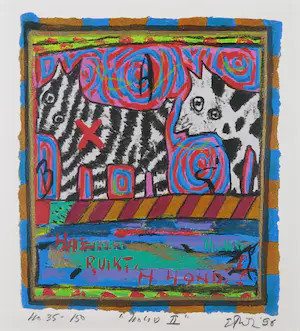 Eric Toebosch - Twee zeefdrukken kopen? Bied vanaf 1!