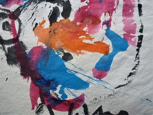 Anton Heyboer - De oervogel krachtige kleurige schildering . kopen? Bied vanaf 275!