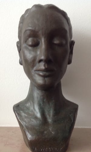 Brons (Onbekend) - Portret jonge vrouw kopen? Bied vanaf 275!