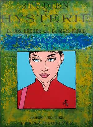 Jan Bollaert - Gemengde techniek op board, Freud frau IX (Groot) verkocht voor € 70!