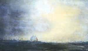 Jan Voerman - C3691 - Bootjes op de plas verkocht voor € 100!