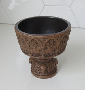 Hjorth Keramiek - Art Nouveau Ceramic Baptist Goblet kopen? Bied vanaf 38!