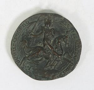 Brons (Onbekend) - Bronzen penning, Ridder kopen? Bied vanaf 20!