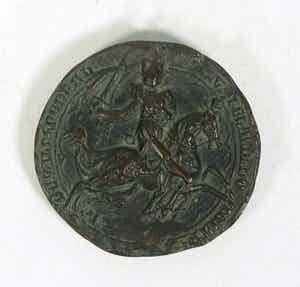 Brons (Onbekend) - Bronzen penning, Ridder verkocht voor € 20!
