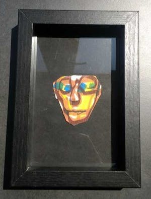 Herman Brood - just a face, tekening ingelijst en met HB-M certificaat kopen? Bied vanaf 120!