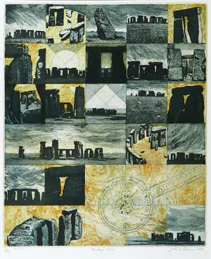 John E. Palmer - Ets, Stonehenge Vistas kopen? Bied vanaf 1!