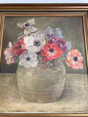 Albert Fiks - Vaas met anemonen kopen? Bied vanaf 400!