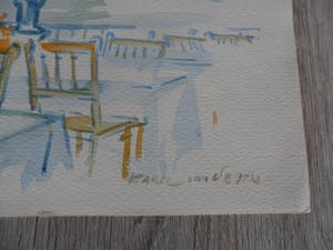 Karel van Seben - Aquarel. Stilleven. kopen? Bied vanaf 15!