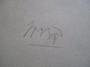 Niet of onleesbaar gesigneerd - Tekening, gesigneerd kopen? Bied vanaf 1!