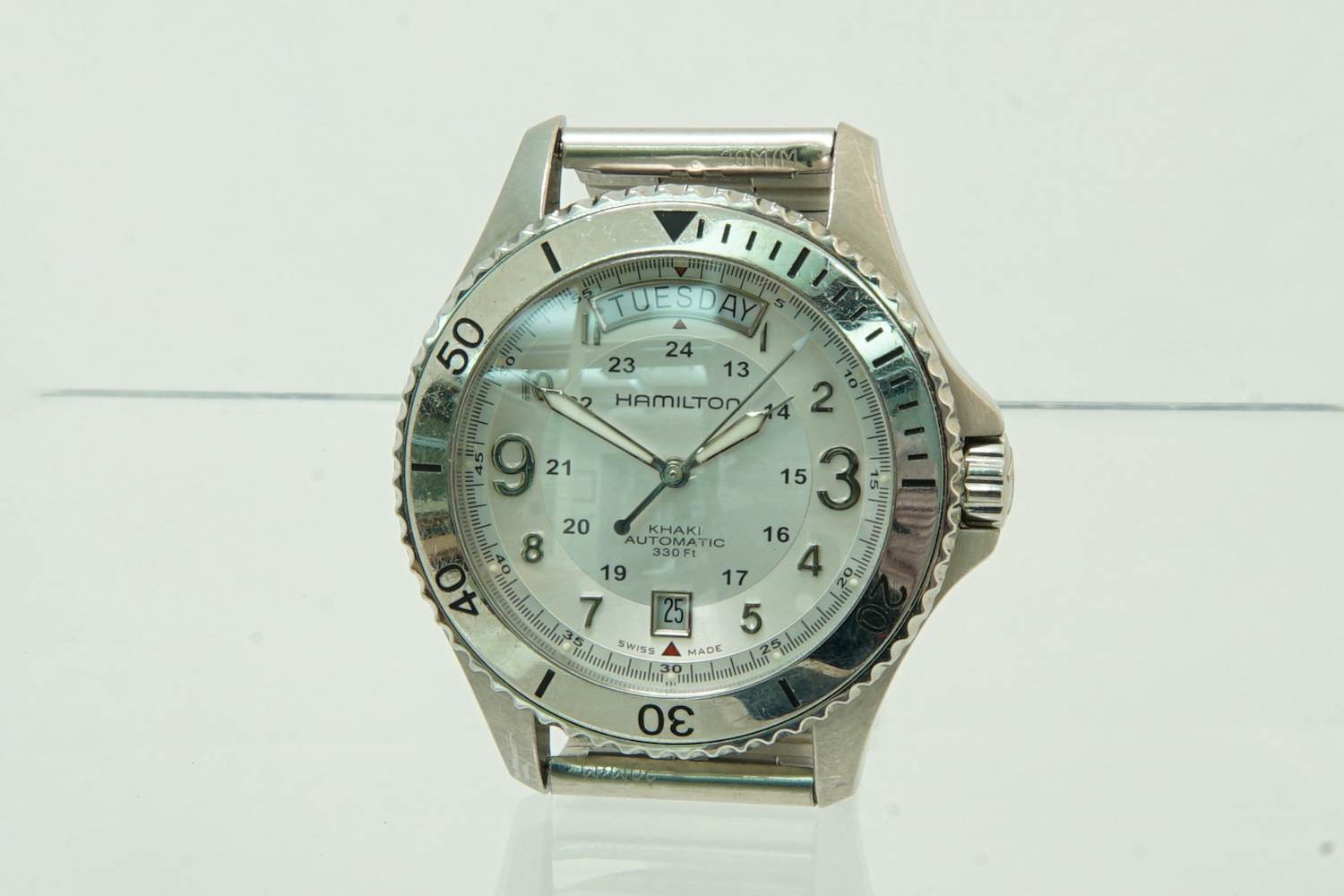 49 - Stalen Unisex polshorloge met band Hamilton Khaki Automatic kopen? Bied vanaf 80!