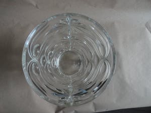 Niet of onleesbaar gesigneerd - Zware vaas van helder persglas Italie kopen? Bied vanaf 1!