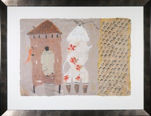 Liesbeth Rahder - Zeefdruk, From Day to Day II - Ingelijst (Groot!) kopen? Bied vanaf 35!