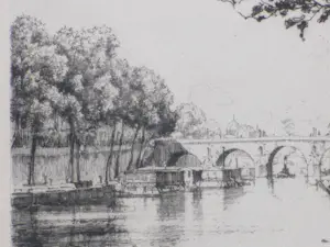 AcheterEugène Béjot - Le Quai des Celestins Paris - Ets? Enchérissez de 90!
