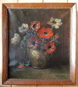 Emanuel van der Ven - Bloemstilleven verkocht voor € 100!