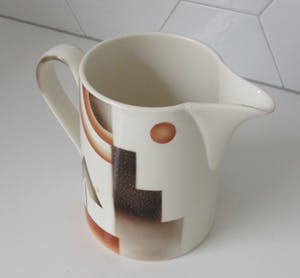 Societe Ceramique - Art deco Melkkan met decor SB 126 N kopen? Bied vanaf 25!