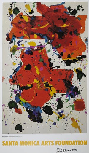 Sam Francis - Handgesigneerd affiche, Santa Monica Arts Foundation kopen? Bied vanaf 100!