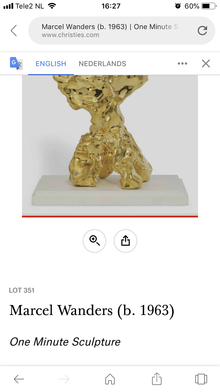 Marcel Wanders - One Minute Sculpture kopen? Bied vanaf 1500!