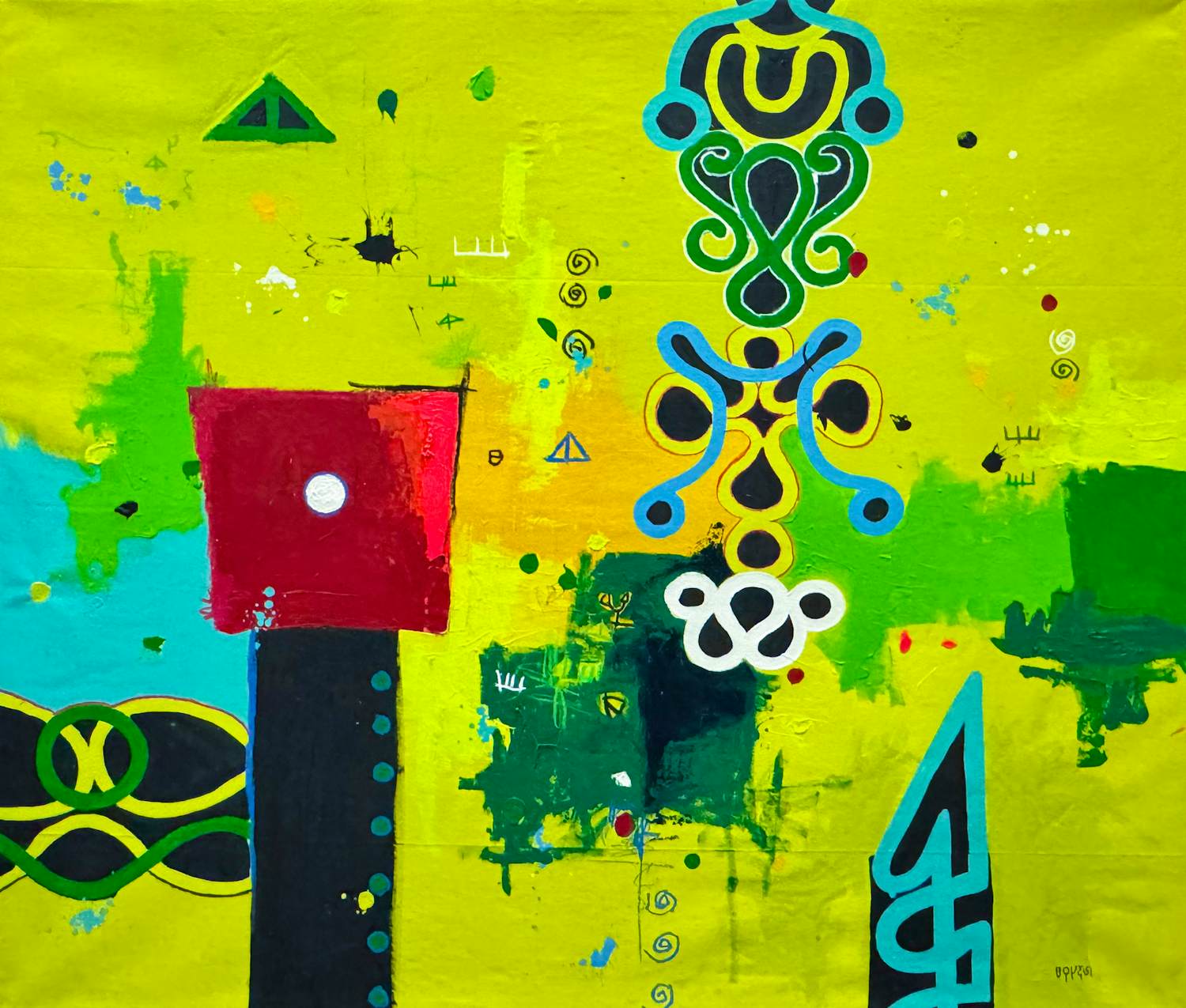 Marcel Pinas - Olieverf op doek, Leli (Zeer Groot) kopen? Bied vanaf 1000!