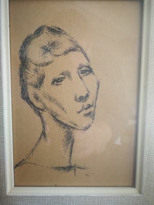 Eduard van Zanden - Portret vrouw. kopen? Bied vanaf 49!
