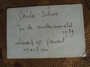 Carla Schot - Olieverfschilderij - In de onderwereld kopen? Bied vanaf 30!